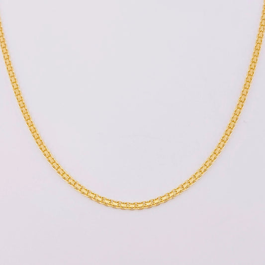 Cadena China 4.6g / 20 in / 2mm Oro Amarillo 18K