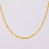 Cadena China 4.6g / 20 in / 2mm Oro Amarillo 18K