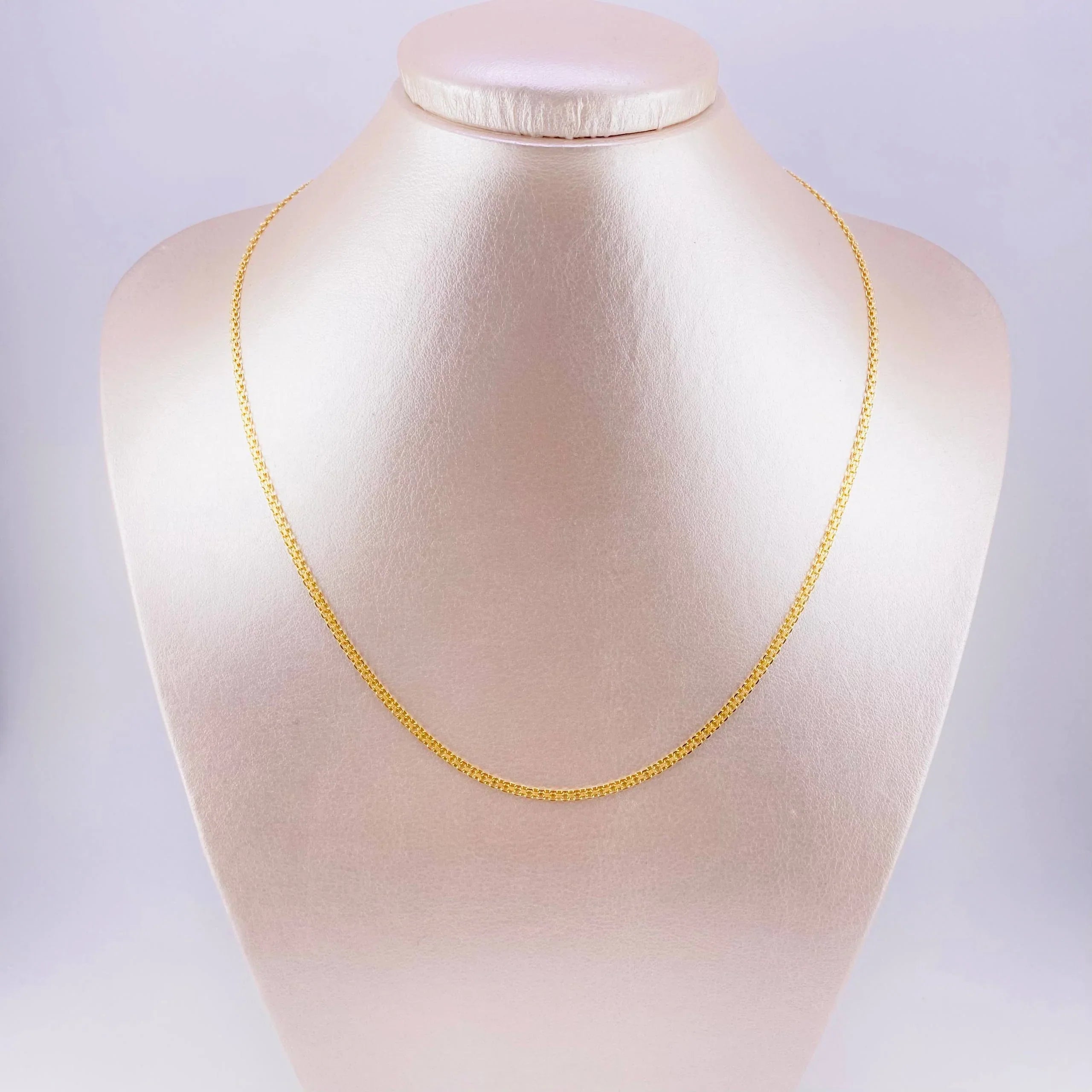 Bismark Chain 4.2g / 18 in / 0.19mm 18K Yellow Gold