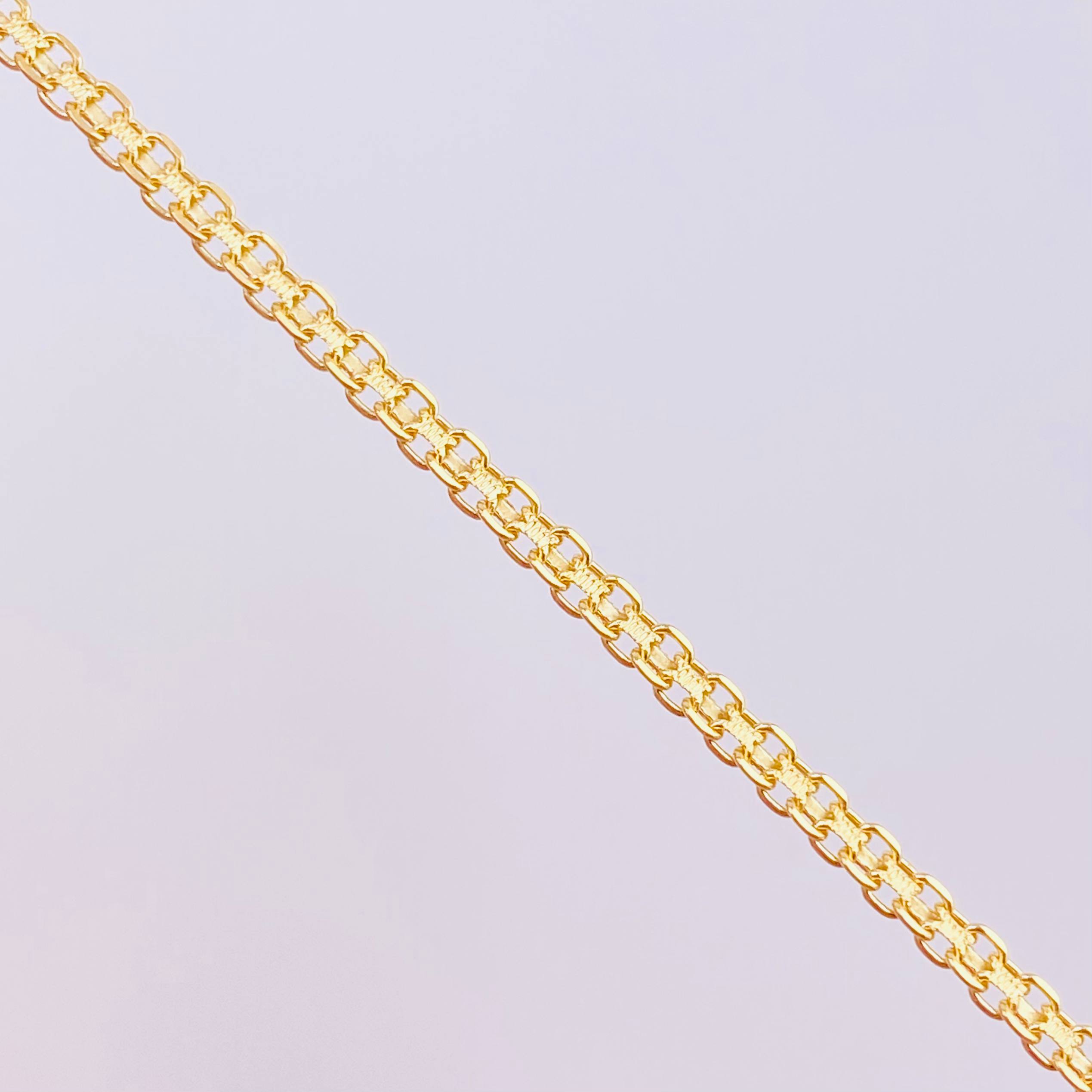 Bismark Chain 4.5g / 18 in / 2.2mm Yellow Gold 18K