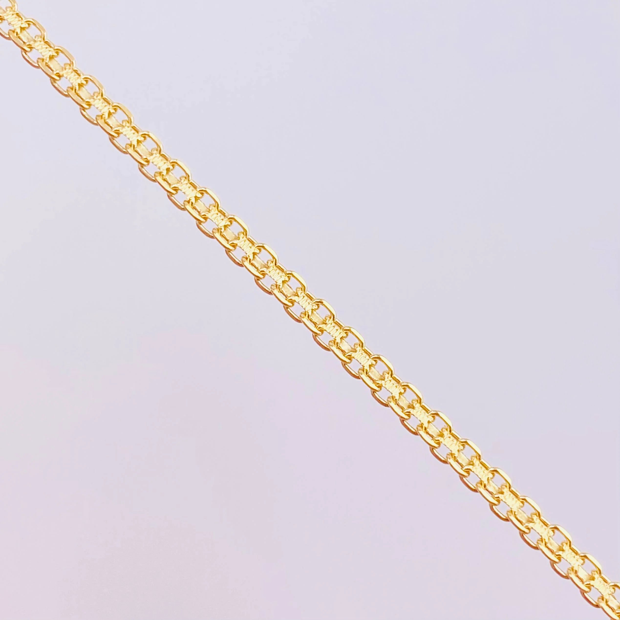 Cadena China 4.6g / 20 in / 2mm Oro Amarillo 18K