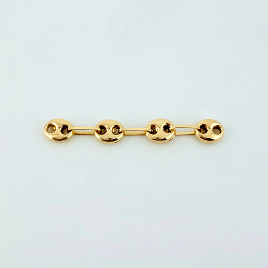 Herraje Gc 0.4 g / 1 in Oro Amarillo 18K