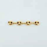 Herraje Retazo Gc 0.45 g / 1 in Oro Amarillo 18K