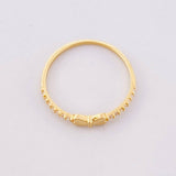 Heart Bow Ring 0.9g / T5 3/4 Yellow Gold 18K