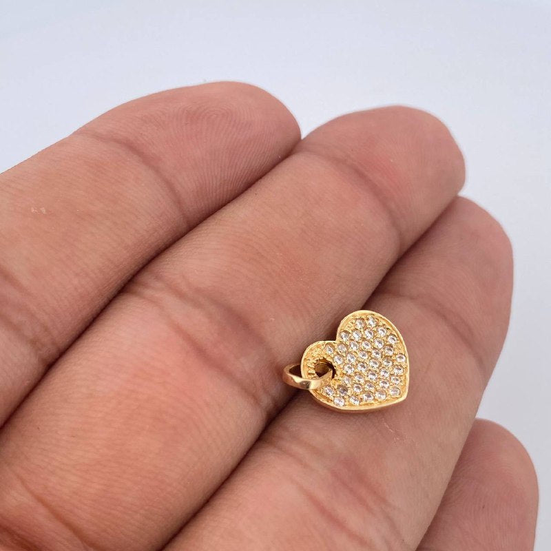 Pendant Heart 1.4gr / 1.8cm (0.7in) / 18K Gold &