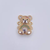 Charm Bear 4.15gr / 2.2cm / 18K Gold &