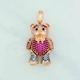 Dije Oso Articulado 11.25 g / 1 1/2 in Oro Rosa 18K