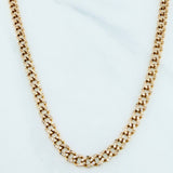 Cadena Cubana 20 g / 20 in / 4.9 mm Oro Amarillo 18K