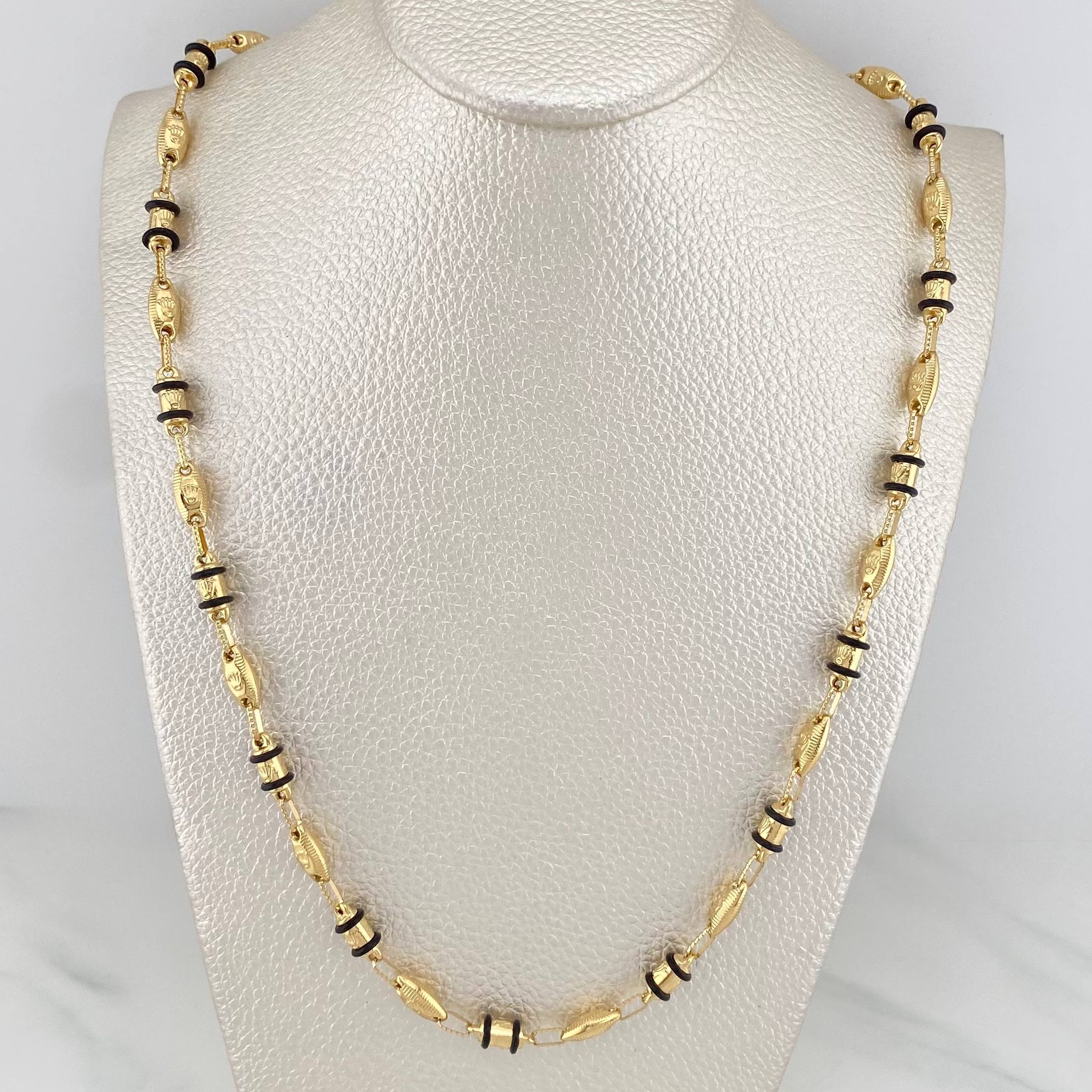 Cadena Rustica Corona 15.15 g / 24 1/2 in / 4.6 mm Oro Amarillo 18K