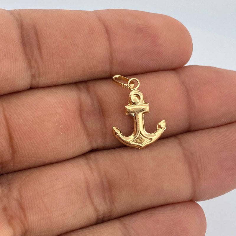 Pendant Anchor 0.7gr / 1in / 18K Gold