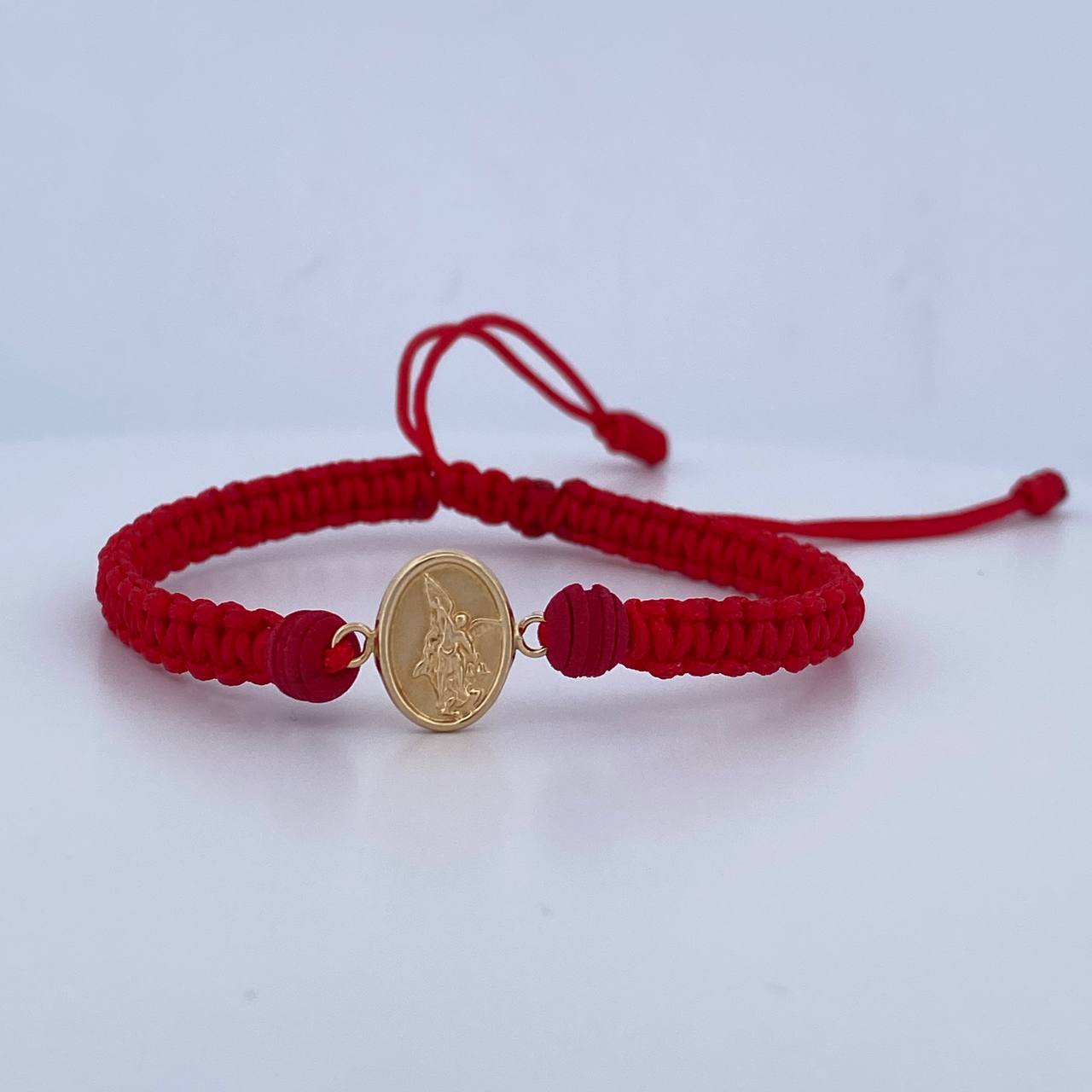 Red Woven Bracelet San Miguel 0.6gr / 18K Gold $