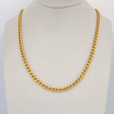 Cuban Links 9.95gr / 25 1/2 in / 18K Gold +1 &