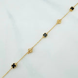 Clover Bracelet Classic Link 3.2 g / 8 1/2 in / 4.8 mm Yellow Gold 18K