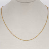Cadena Militar 1.9gr / 45.5cm / Oro Amarillo +3 18K $