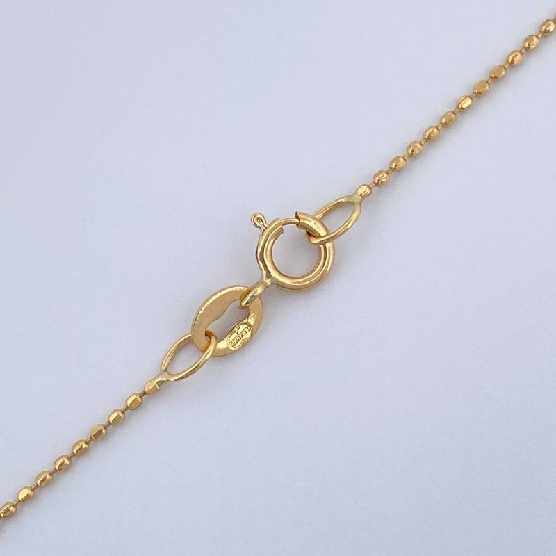 Military Pendant and Chain Set + Infinity 2gr / 18K Gold $