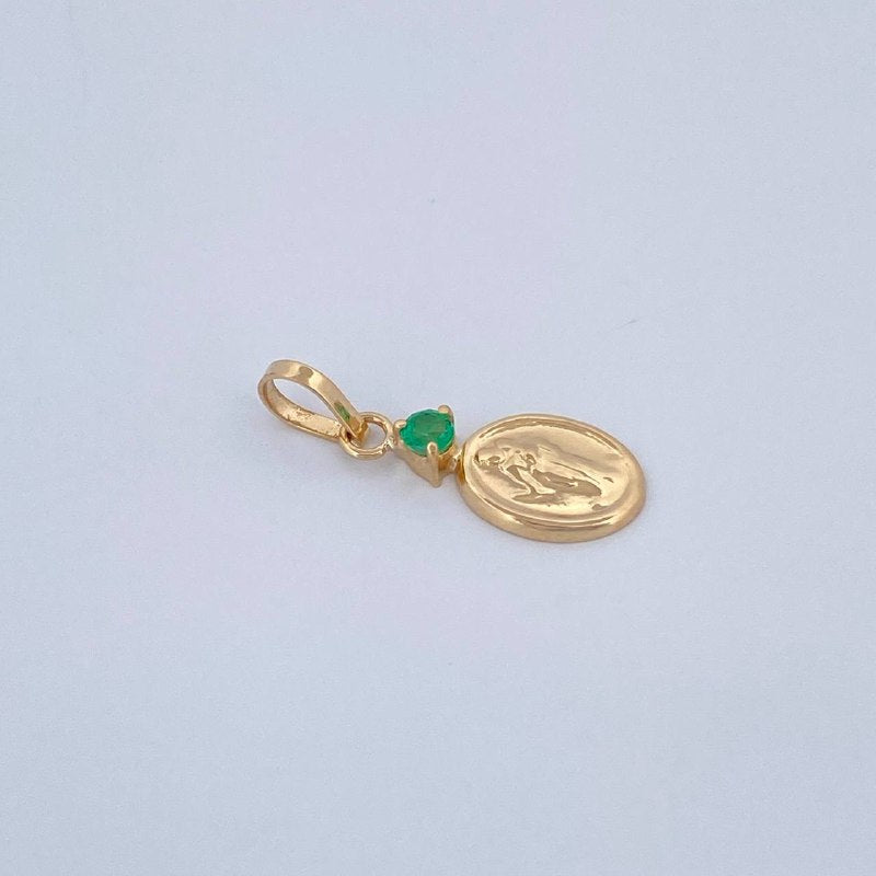 Dije Virgen Del Carmen 0.45gr / 3/4 in / Oro Amarillo 18K &