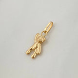 Dije Oso Manito Arriba 0.4gr / 3/4 in / Oro Amarillo 18K &