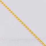 Cadena Escalera 2.8g / 20 in / 2.75mm Oro Amarillo 18K