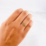 Three Lane Ring 0.85g / T7 Yellow Gold 18K