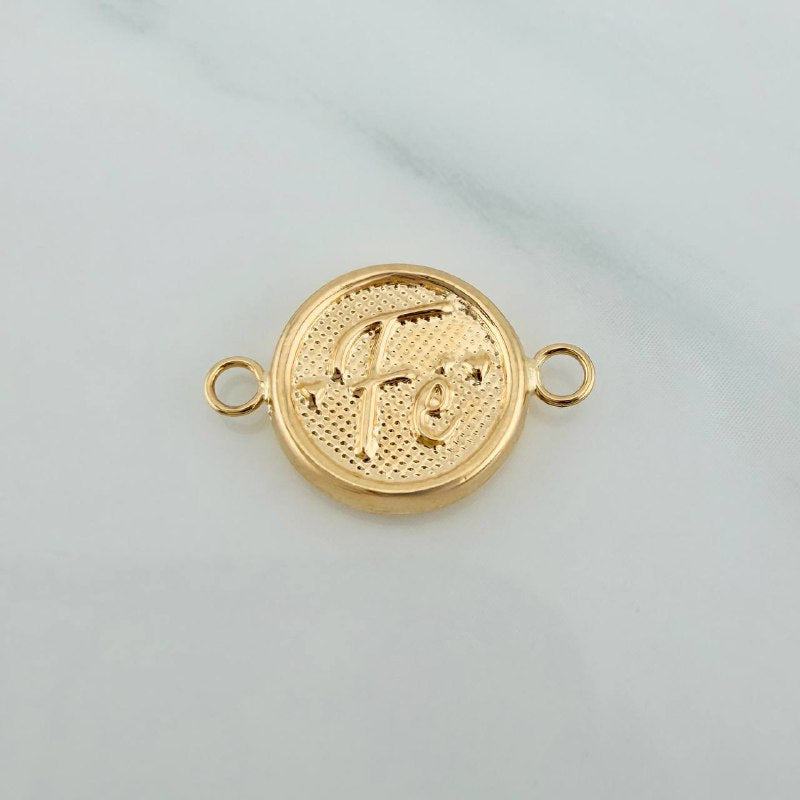 Charm Faith 0.75gr / 3/4 in / 18K Yellow Gold %