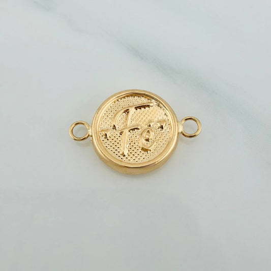Charm Faith 0.75gr / 3/4 in / 18K Yellow Gold %