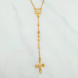 Miraculous Virgin Rosary 8.1 g / 23 1/2 in / 3 mm 18K Yellow Gold