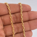 Cadena Marinera 9.7gr / 60cm / Oro Amarillo +3 18K &