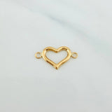 Charm Heart Silhouette 0.95 g / 1 in 18K Yellow Gold