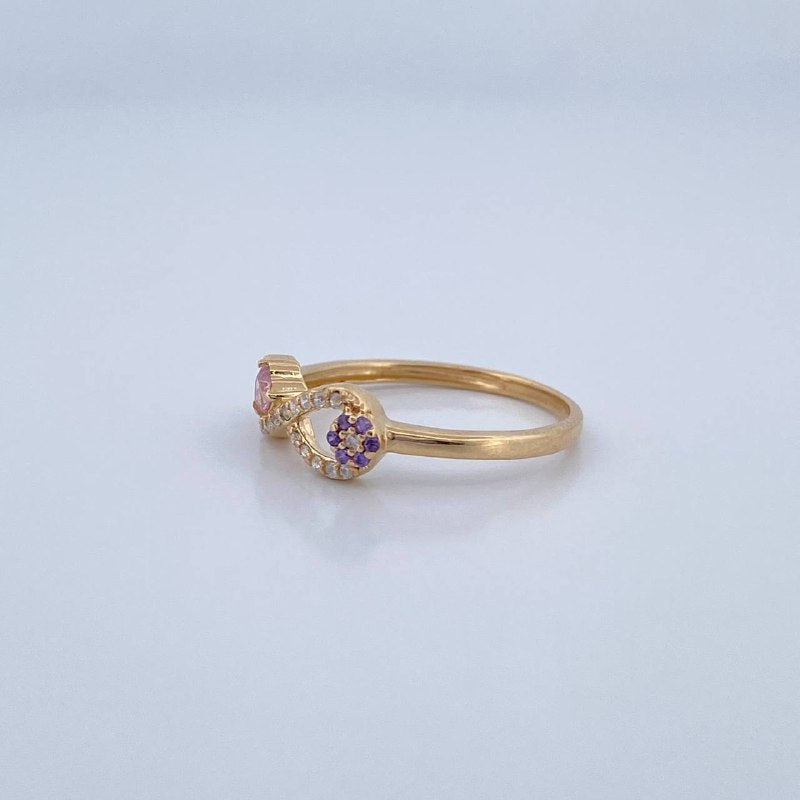 Infinity Ring 2gr / Size 8 / 18K Gold &