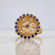 Anillo Mandala 4.35 g / T7 1/2 Oro Amarillo 18K