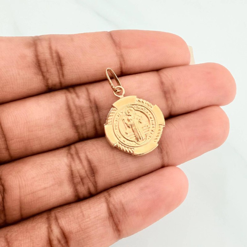 Pendant San Benito 2.05 g / 1 1/4 in Yellow Gold 18K