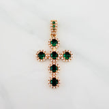 Dije Cruz Tupida 4.5 g / 1 1/2 in Oro Amarillo 18K