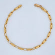 Rustic Tribal Bracelet 4.5gr / 21.5cm / 18K Yellow Gold &
