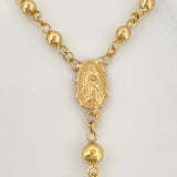 Rosario Virgen Guadalupe 15.95 g / 23 1/2 in / 4mm-5 mm Oro Amarillo 18K