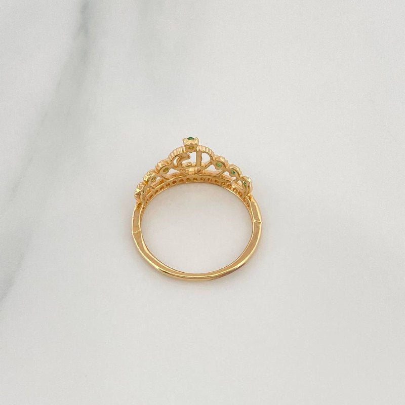 Ring 15´S Crown 1.7 g / T5 1/2 Yellow Gold 18K