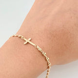 Bracelet GC Cross 2.3g / 6 3/4 in / 3.1mm Yellow Gold 18K