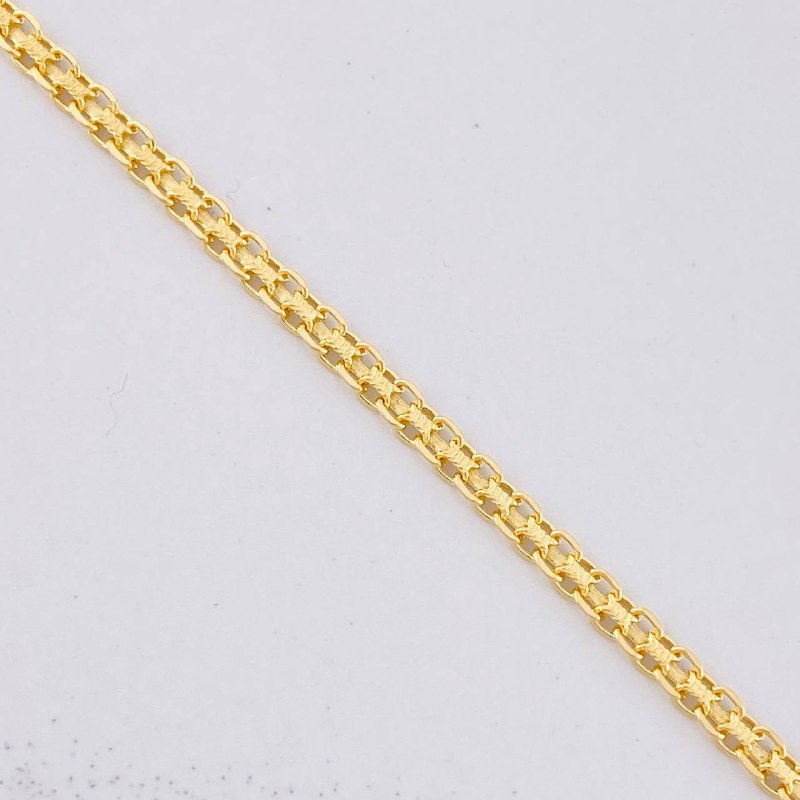 Bismark Bracelet 2.4g / 7 1/2 in / 2.4mm Yellow Gold 18K