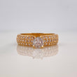 Solitaire Ring Churumbela 3.05 g / T6 1/2 Yellow Gold 18K