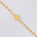 Pulso GC Trebol 2.5g / 7 1/4 in / 3.2mm Oro Amarillo 18K