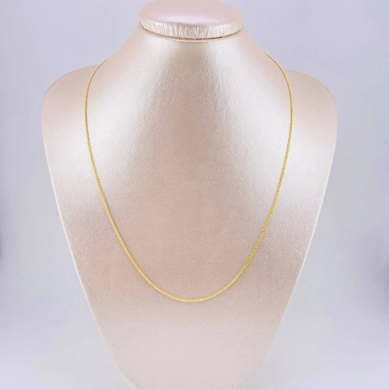 Cadena China 1.85g / 18 in / 0.6mm Oro Amarillo 18K