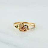 Ring 15´S 2.2 g / T7 3/4 Three Golds 18K