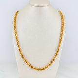 Cadena Lazo 14.15 g / 23 1/2 in / 4.15 mm Oro Amarillo 18K