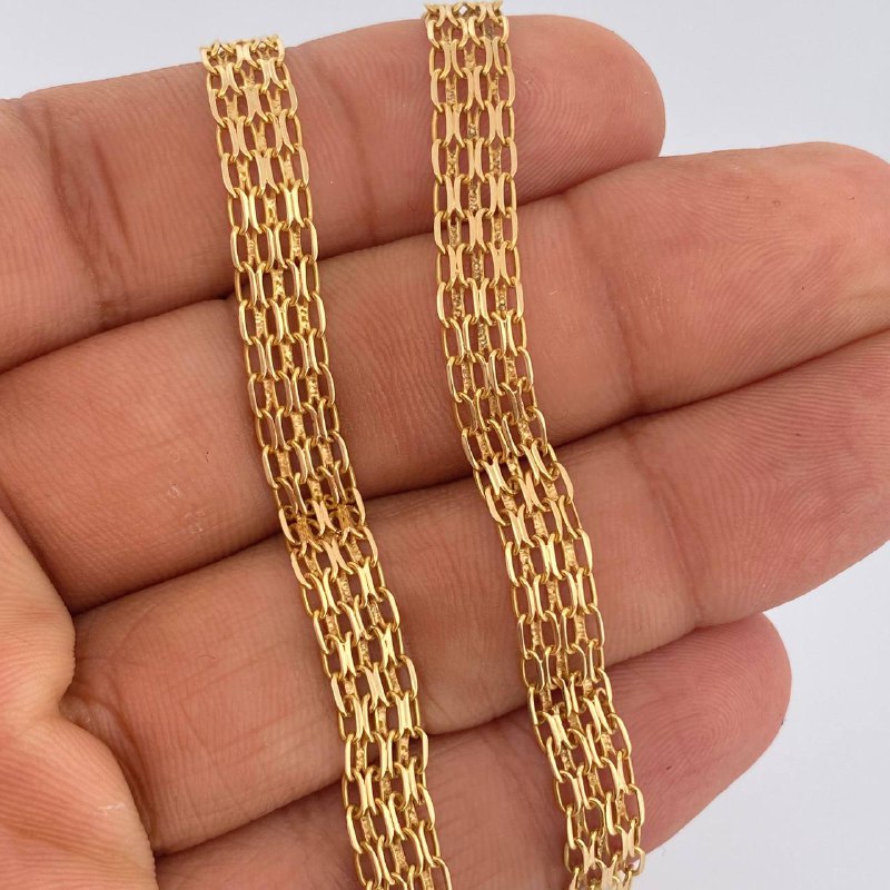 Bismark Chain 14.65gr / 60cm / 18K Yellow Gold +1 $