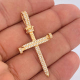 Pendant Nail Cross 4.1gr / 1.8in / 18K Gold $