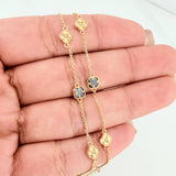 Clover Bracelet Classic Link 3.2 g / 8 1/2 in / 4.8 mm Yellow Gold 18K