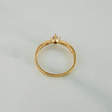 Anillo Solitario 1.5gr / T5 3/4 / 3/4 in / Oro Amarillo 18K $