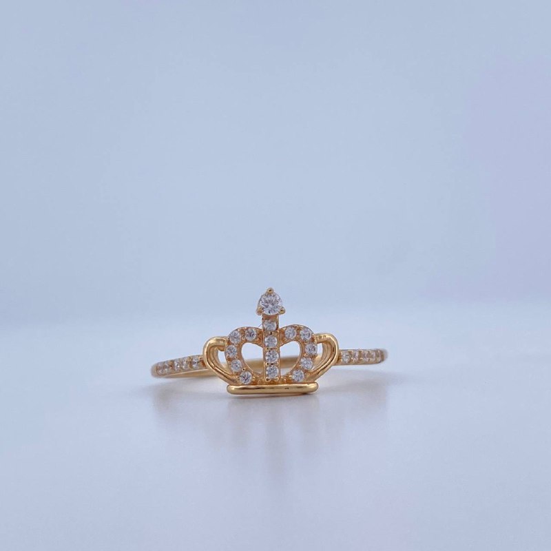 Tiara Ring 1.55gr / Size 7 1/4 / 18K Gold