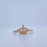 Tiara Ring 1.55gr / Size 7 1/4 / 18K Gold