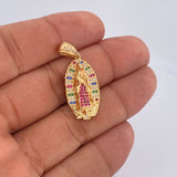 Dije Virgen Guadalupe 5.25gr / 3.5cm / Oro Amarillo 18K $