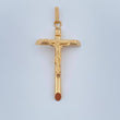 Dije Cruz Cristo 1.95gr / 1 3/4 in / Oro Amarillo 18K &